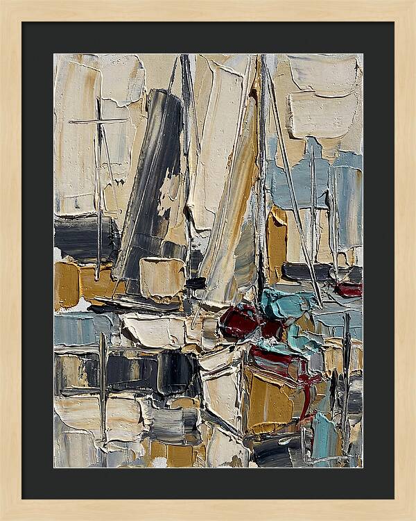 Sailboats In Harbor