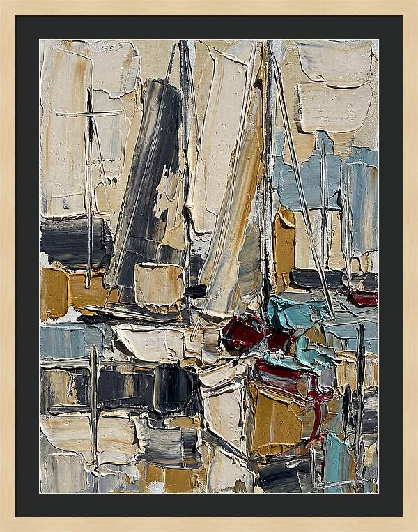 Sailboats In Harbor