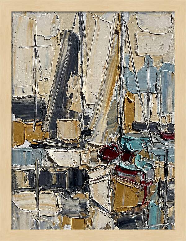 Sailboats In Harbor
