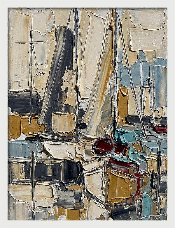 Sailboats In Harbor