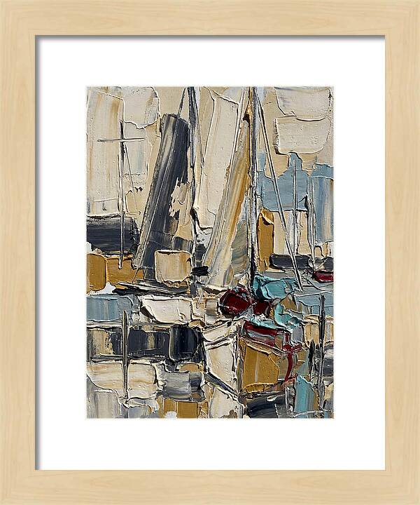 Sailboats In Harbor