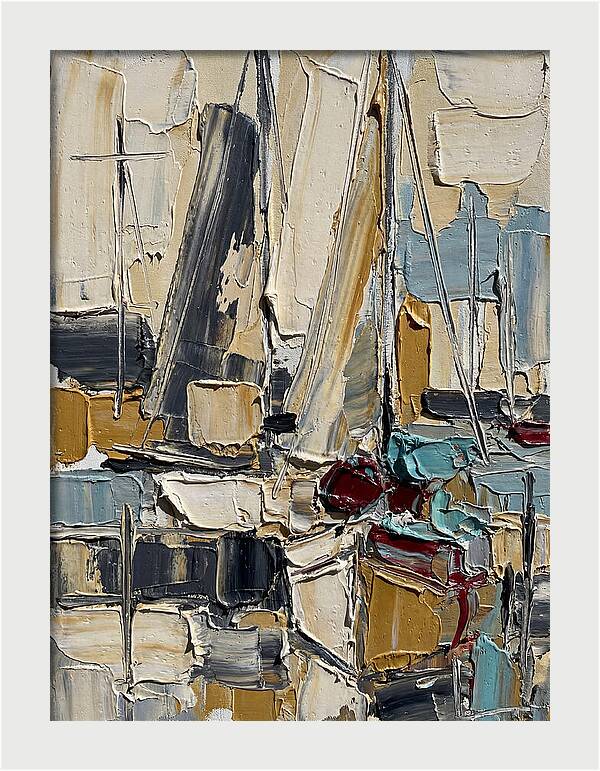 Sailboats In Harbor