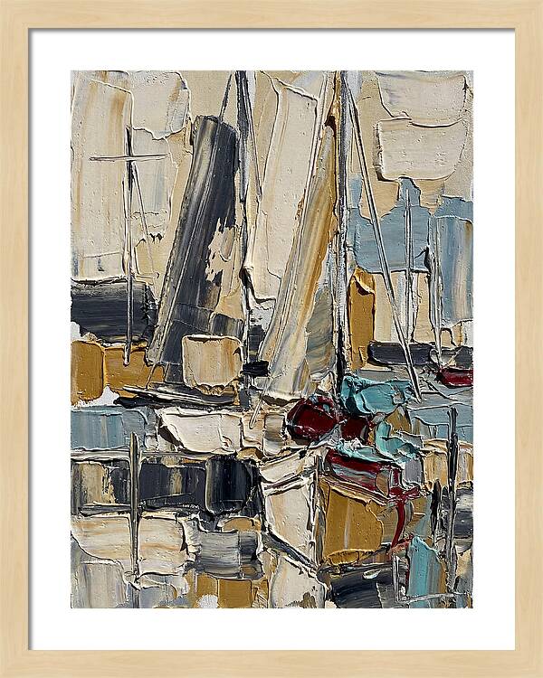 Sailboats In Harbor