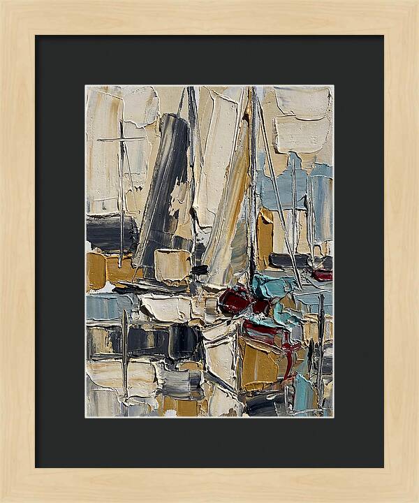 Sailboats In Harbor