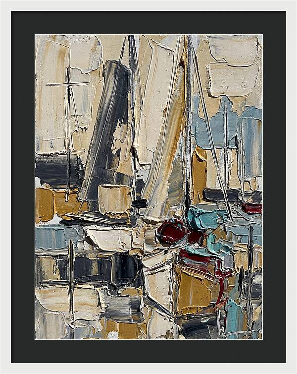 Sailboats In Harbor