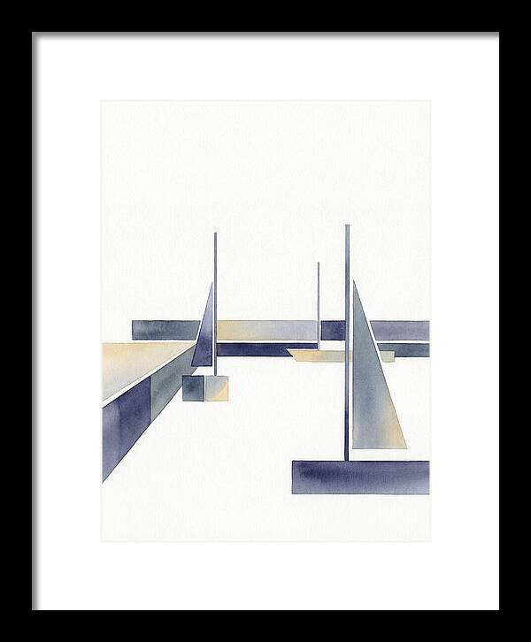 Sailboats In Tranquil Harbor