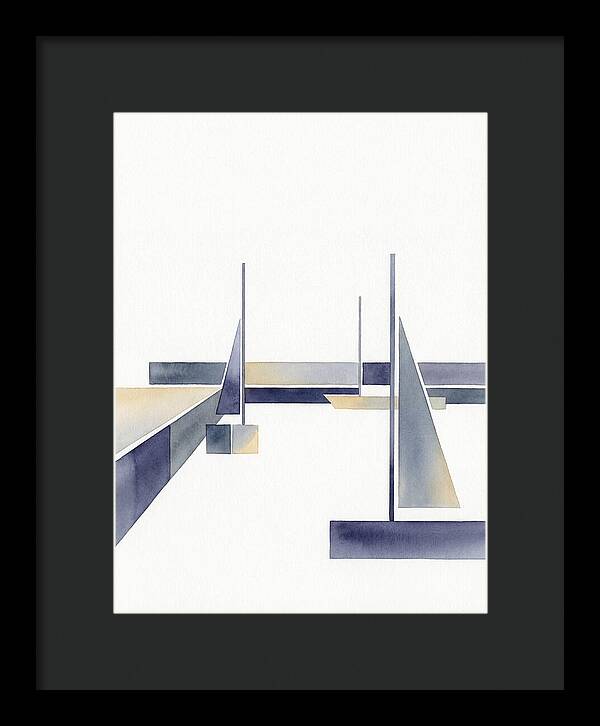 Sailboats In Tranquil Harbor