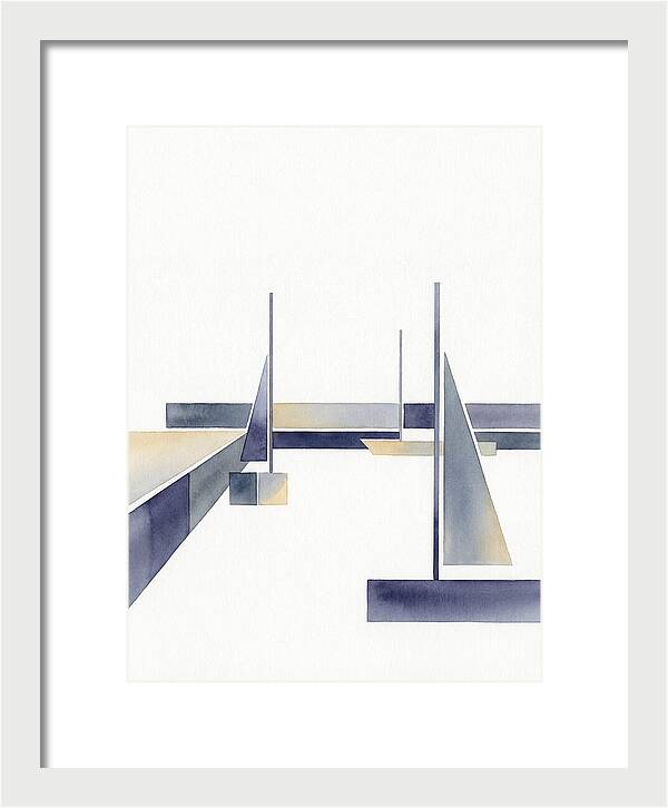 Sailboats In Tranquil Harbor