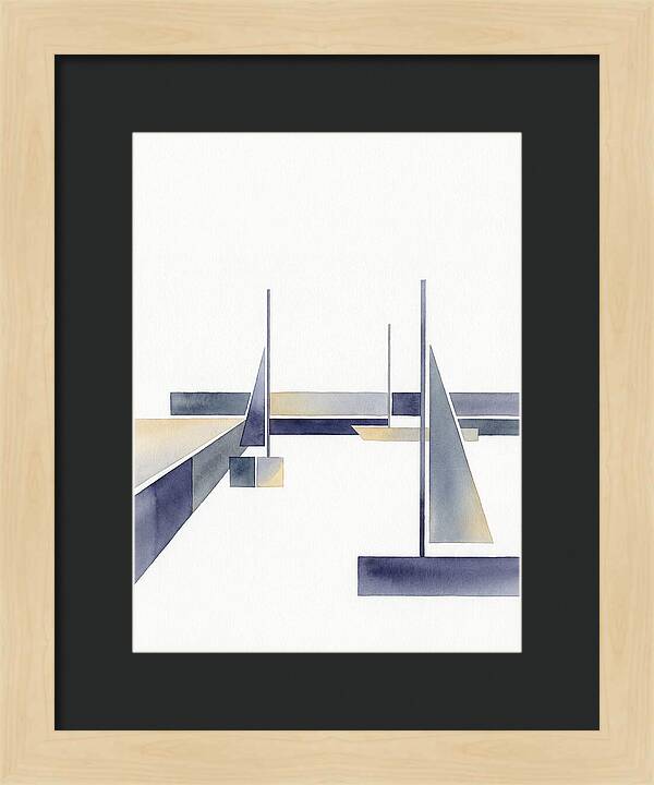 Sailboats In Tranquil Harbor