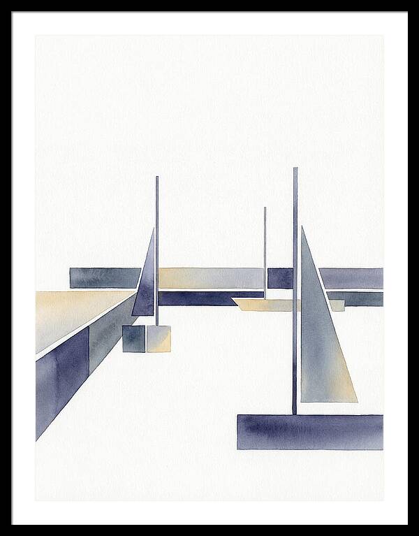 Sailboats In Tranquil Harbor