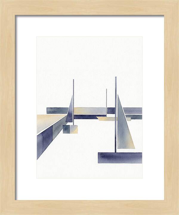 Sailboats In Tranquil Harbor