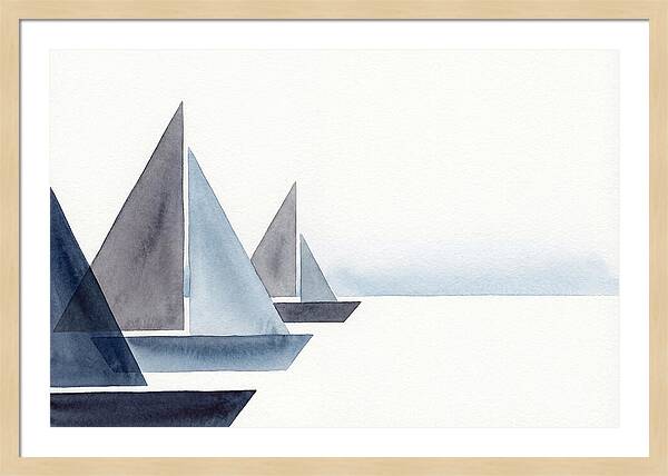 Sailboats In Tranquil Waters