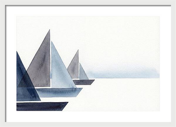 Sailboats In Tranquil Waters