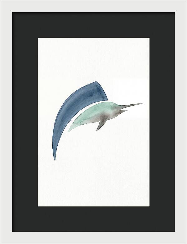Sailfish In Minimalist Style