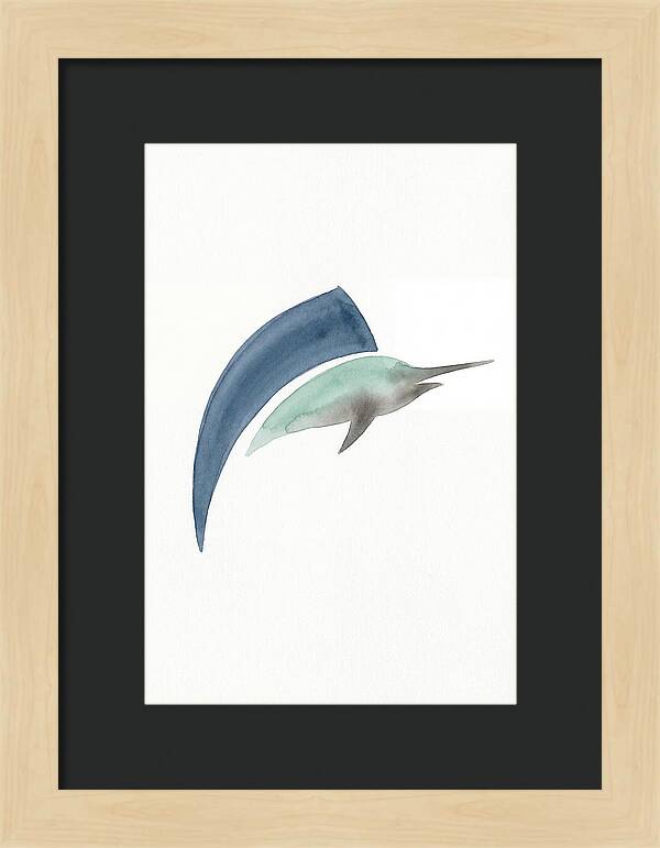 Sailfish In Minimalist Style