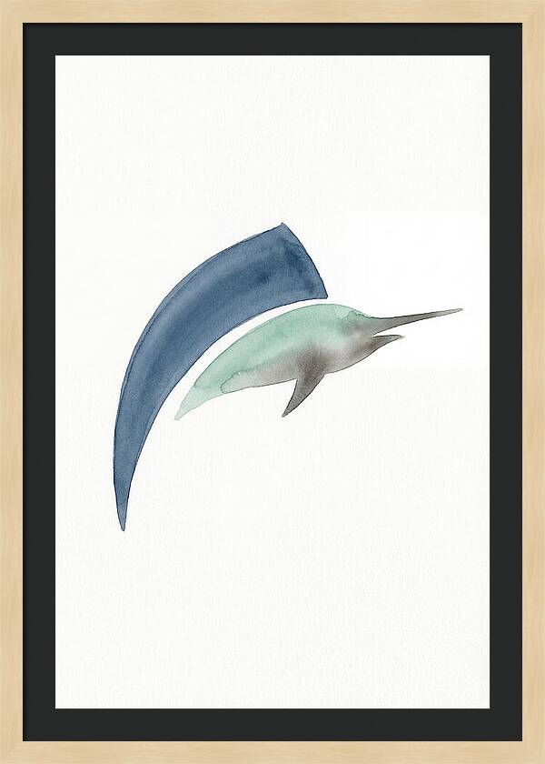 Sailfish In Minimalist Style