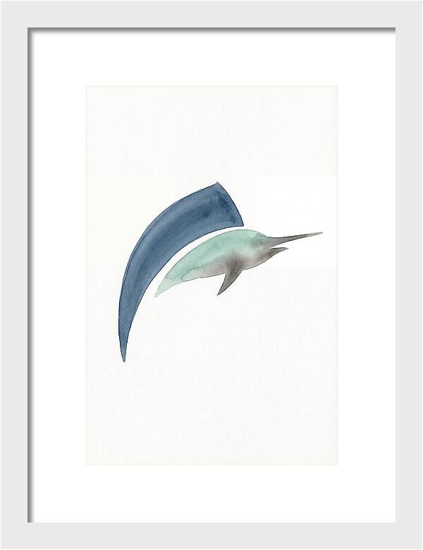 Sailfish In Minimalist Style