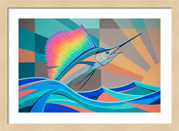 Sailfish In Vibrant Colors