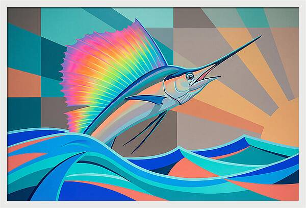 Sailfish In Vibrant Colors