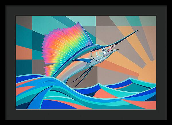 Sailfish In Vibrant Colors