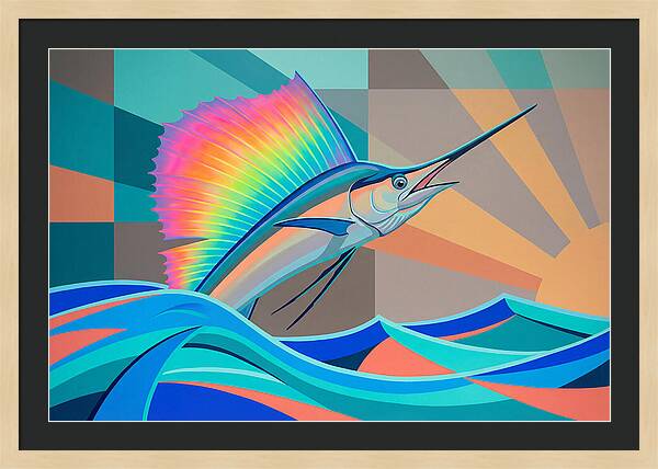 Sailfish In Vibrant Colors