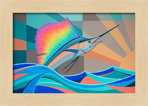 Sailfish In Vibrant Colors