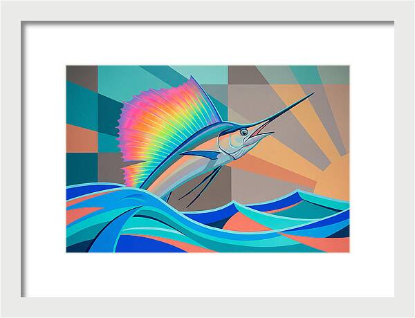 Sailfish In Vibrant Colors