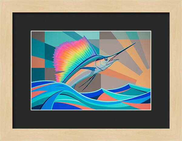 Sailfish In Vibrant Colors