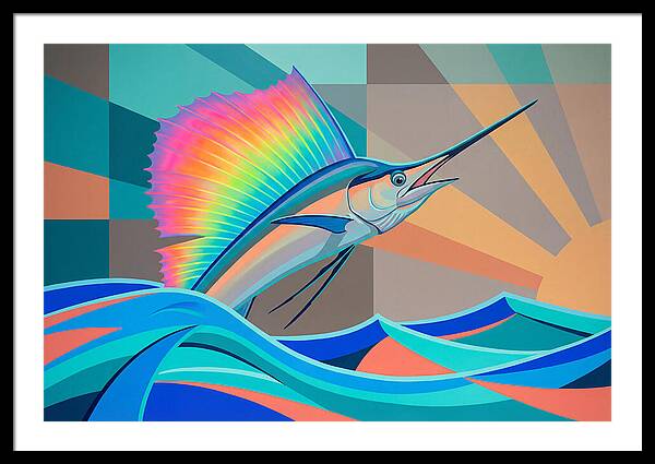 Sailfish In Vibrant Colors