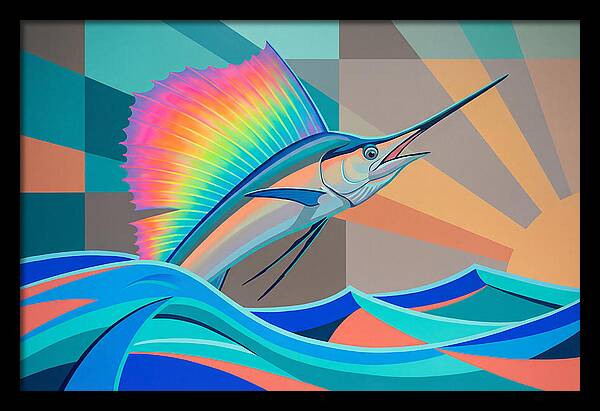 Sailfish In Vibrant Colors