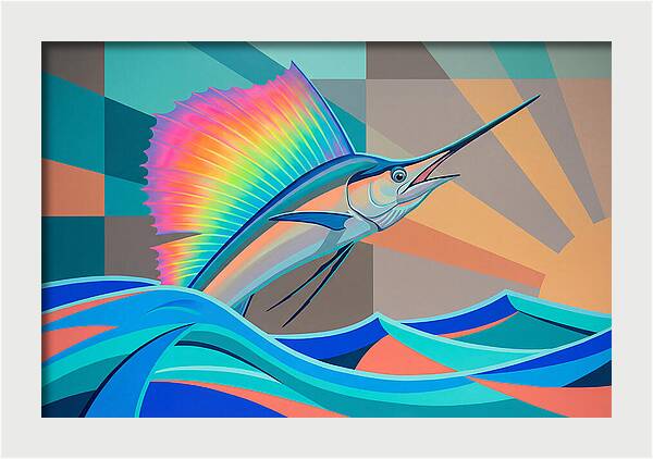 Sailfish In Vibrant Colors