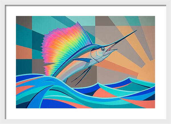 Sailfish In Vibrant Colors