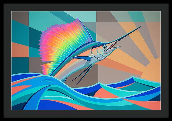 Sailfish In Vibrant Colors