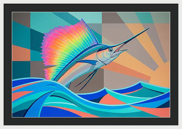 Sailfish In Vibrant Colors