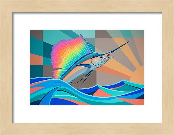Sailfish In Vibrant Colors