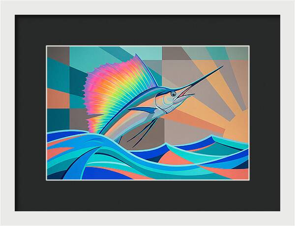 Sailfish In Vibrant Colors