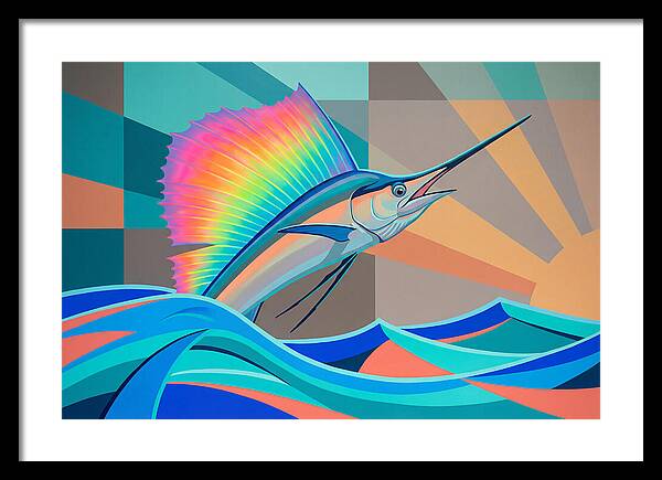 Sailfish In Vibrant Colors