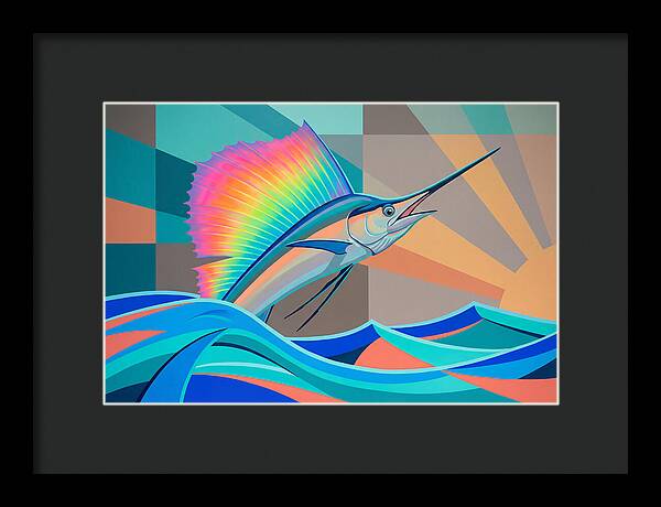 Sailfish In Vibrant Colors