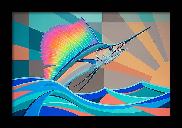 Sailfish In Vibrant Colors