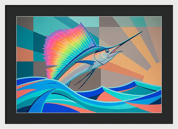 Sailfish In Vibrant Colors
