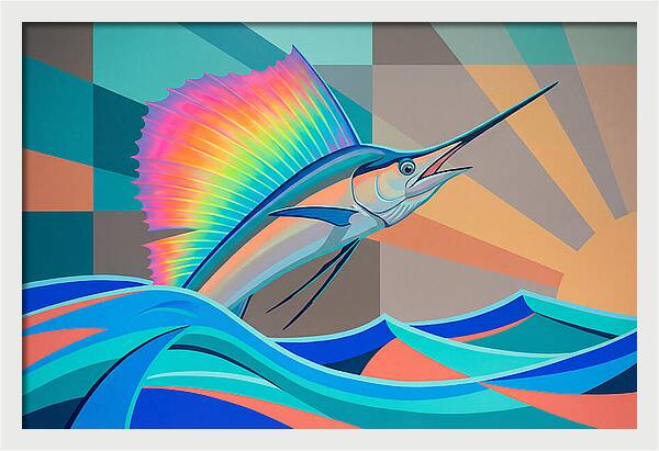 Sailfish In Vibrant Colors