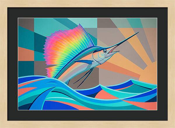 Sailfish In Vibrant Colors