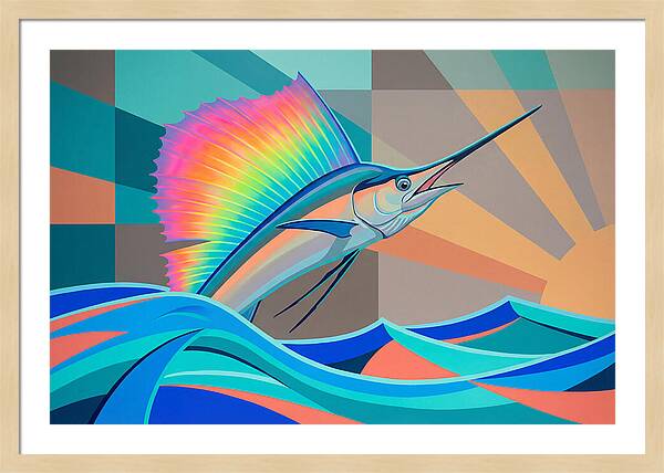 Sailfish In Vibrant Colors