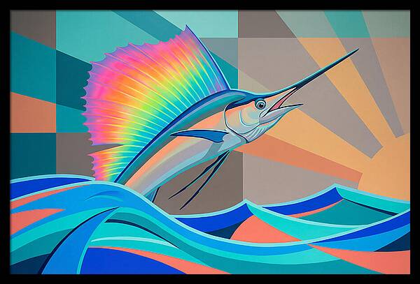 Sailfish In Vibrant Colors
