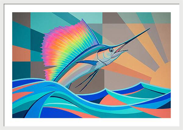 Sailfish In Vibrant Colors