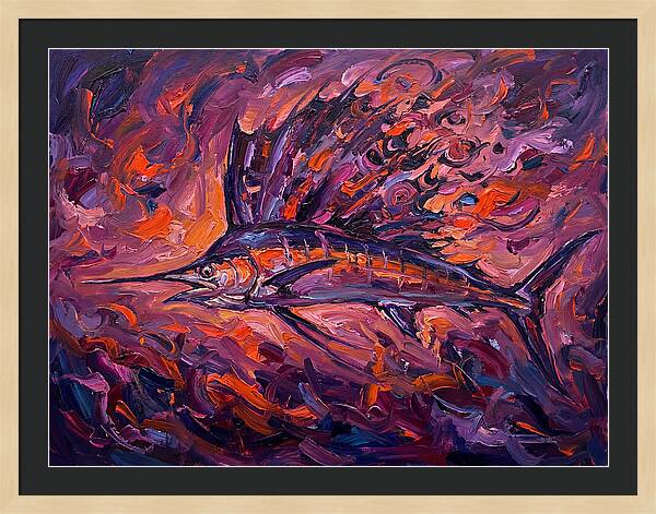 Sailfish In Vibrant Motion