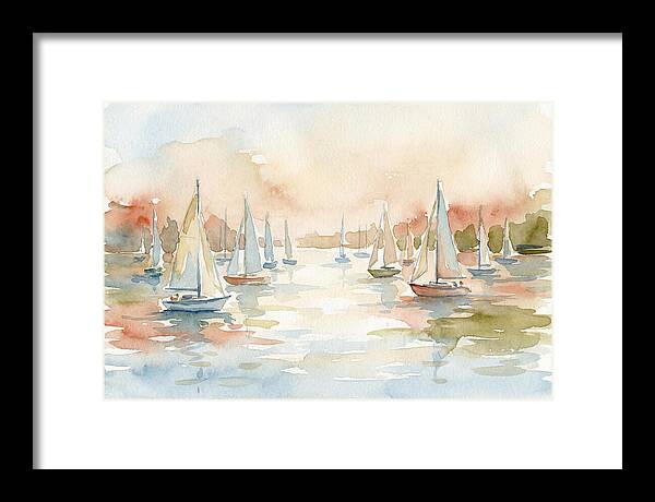 Sailing Boats In A Serene Harbor