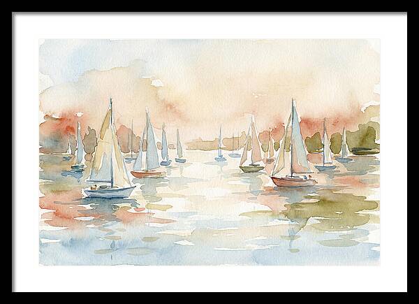 Sailing Boats In A Serene Harbor