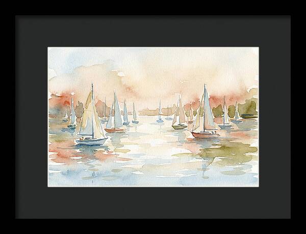 Sailing Boats In A Serene Harbor