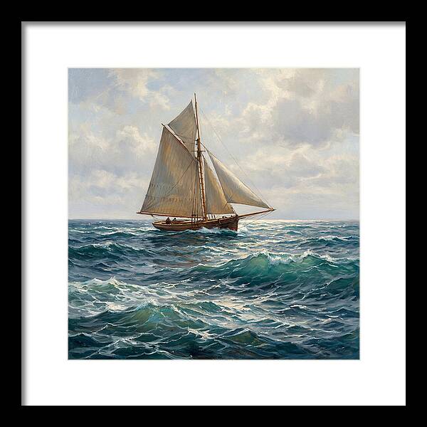 Sailing Through Turquoise Waves